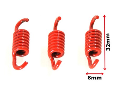 SPRĘŻYNY SZCZĘK SPRZĘGŁA GY-6 TUNING CZERWONE