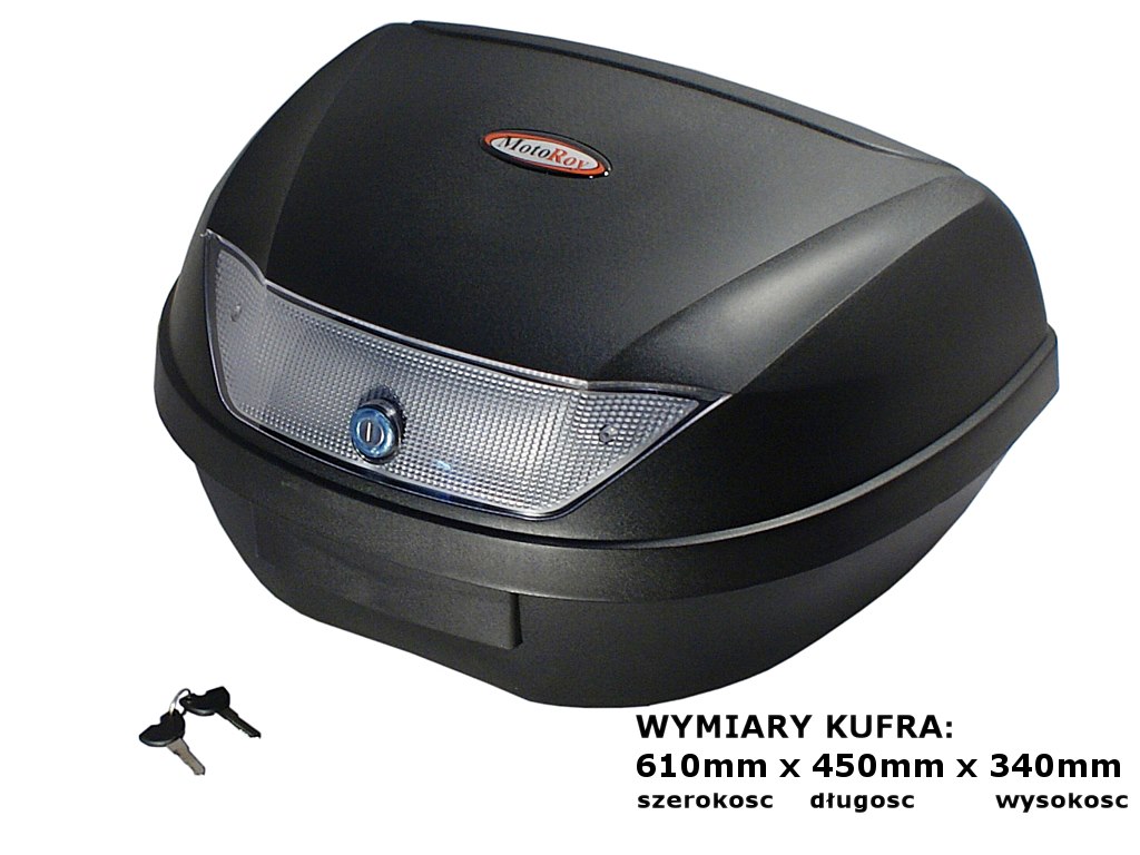 KUFER YM-888 PODWÓJNY BIAŁY 51L