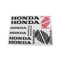 NAKLEJKA HONDA CZARNA HUN