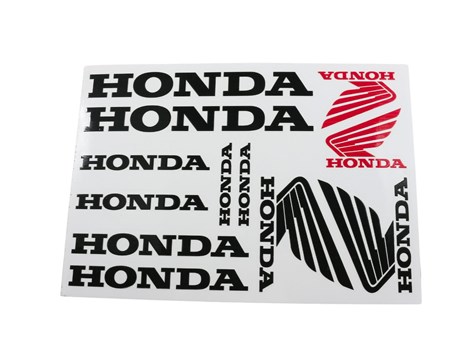 NAKLEJKA HONDA CZARNA HUN