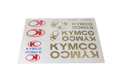 NAKLEJKA KYMCO ZŁOTA HUN