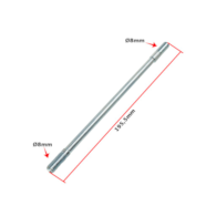SZPILKA CYLINDRA ATV 150 GY6-150 DIABLO LEWA M8x195,5mm 157QMJ FUXIN
