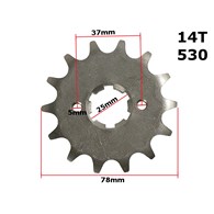 ZĘBATKA PRZÓD 530-14z ATV 150 DIABLO 157QMJ ORYGINAŁ FABRYCZNY FUXIN