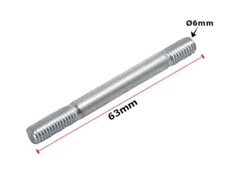 SZPILKA KRÓĆCA GAŹNIKA M6x63mm ATV 150 GY6-150 DIABLO