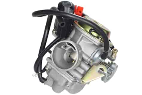 GAŹNIK GY6-125 PD24J SKUTER 4T METALOWA POKRYWA