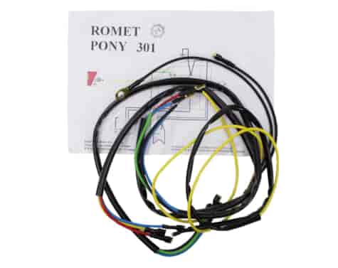 INSTALACJA ELEKTRYCZNA ROMET MOTORYNKA PONY 301