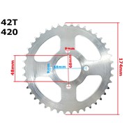 ZĘBATKA TYŁ 420-42z ATV 110 ROB